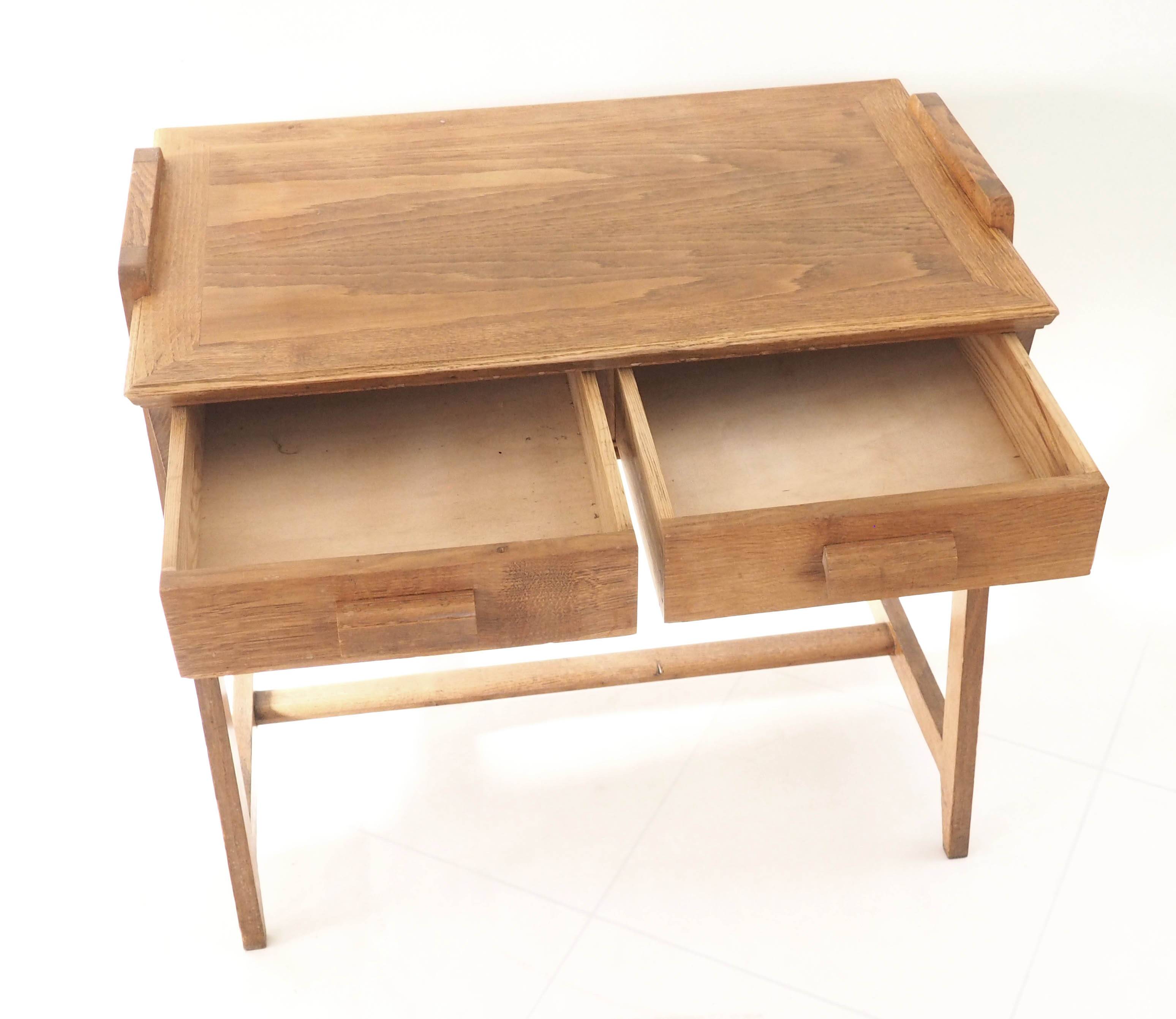 Bureau en chêne midcentury