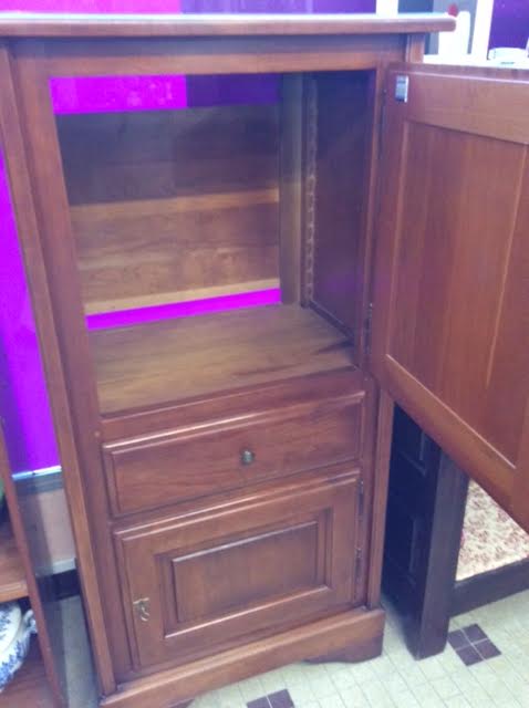 Cherry wood support cabinet