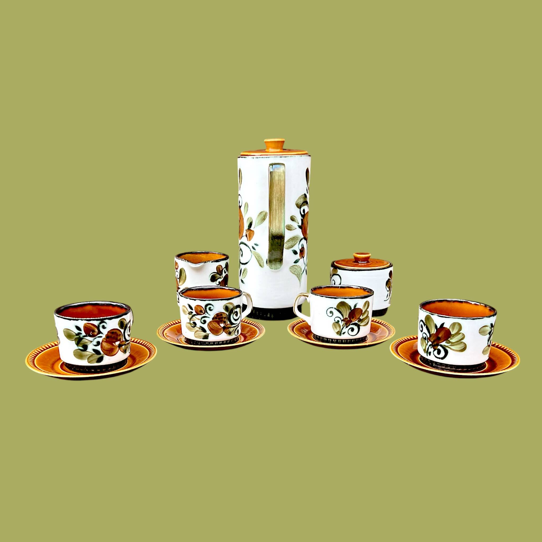 Vintage “Argenteuil” coffee service – Boch La Louvière