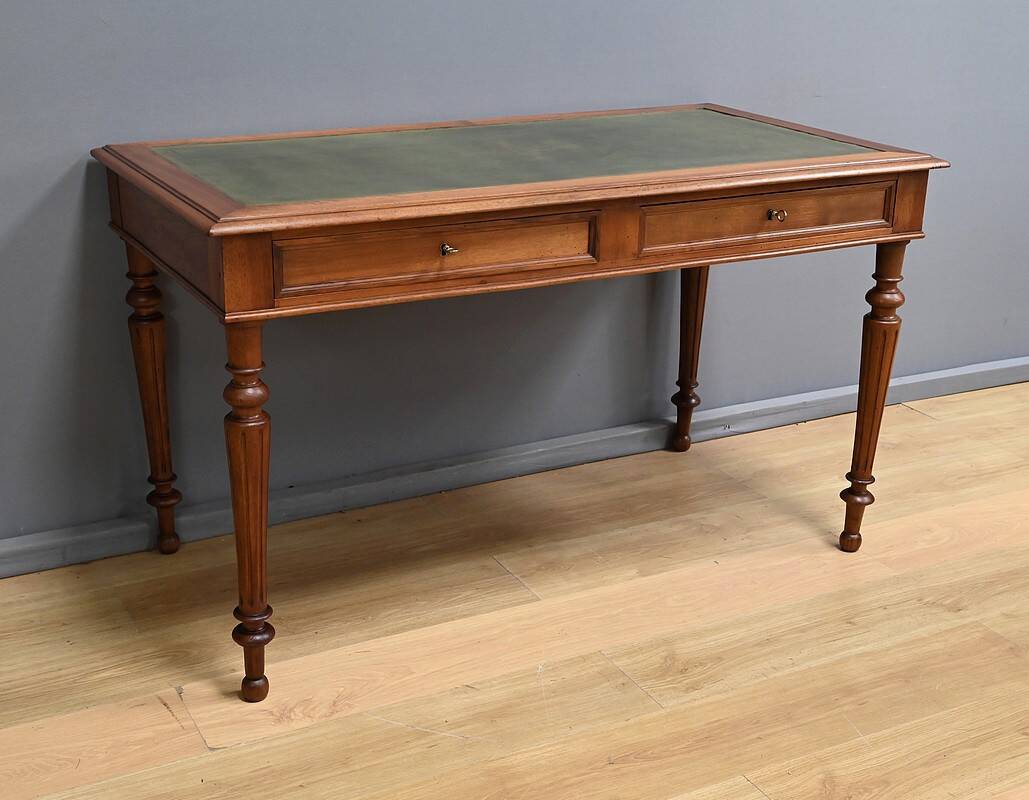Walnut desk, Louis-Philippe style – Early 20th century