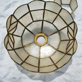 Set of 4 lampshade suspensions in mother-of-pearl