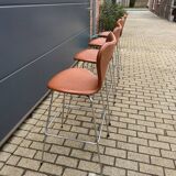 Fritz Hansen Series 7 Bar Stools Arne Jacobsen