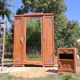 Art Deco cabinetmaker's wardrobe