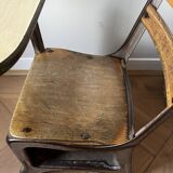 Vintage school desk from 1950