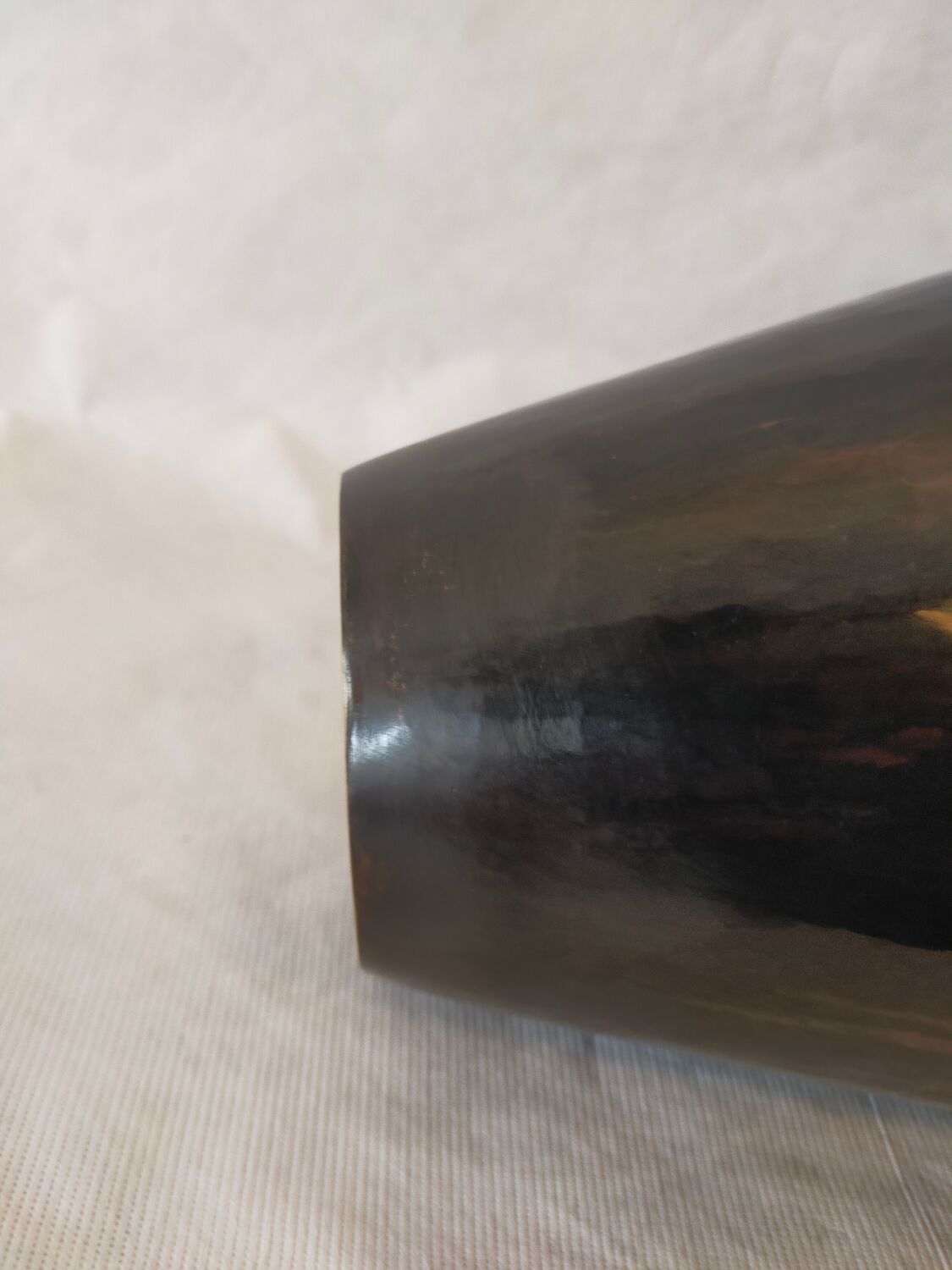 Brassware vase by Hervé Wahlen