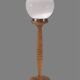 Opaline globe lamp