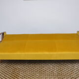 Yellow sleeper sofa 1960s