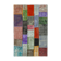 Tapis anatolien contemporain noué à la main 190 cm x 290 cm tapis patchwork multicolore