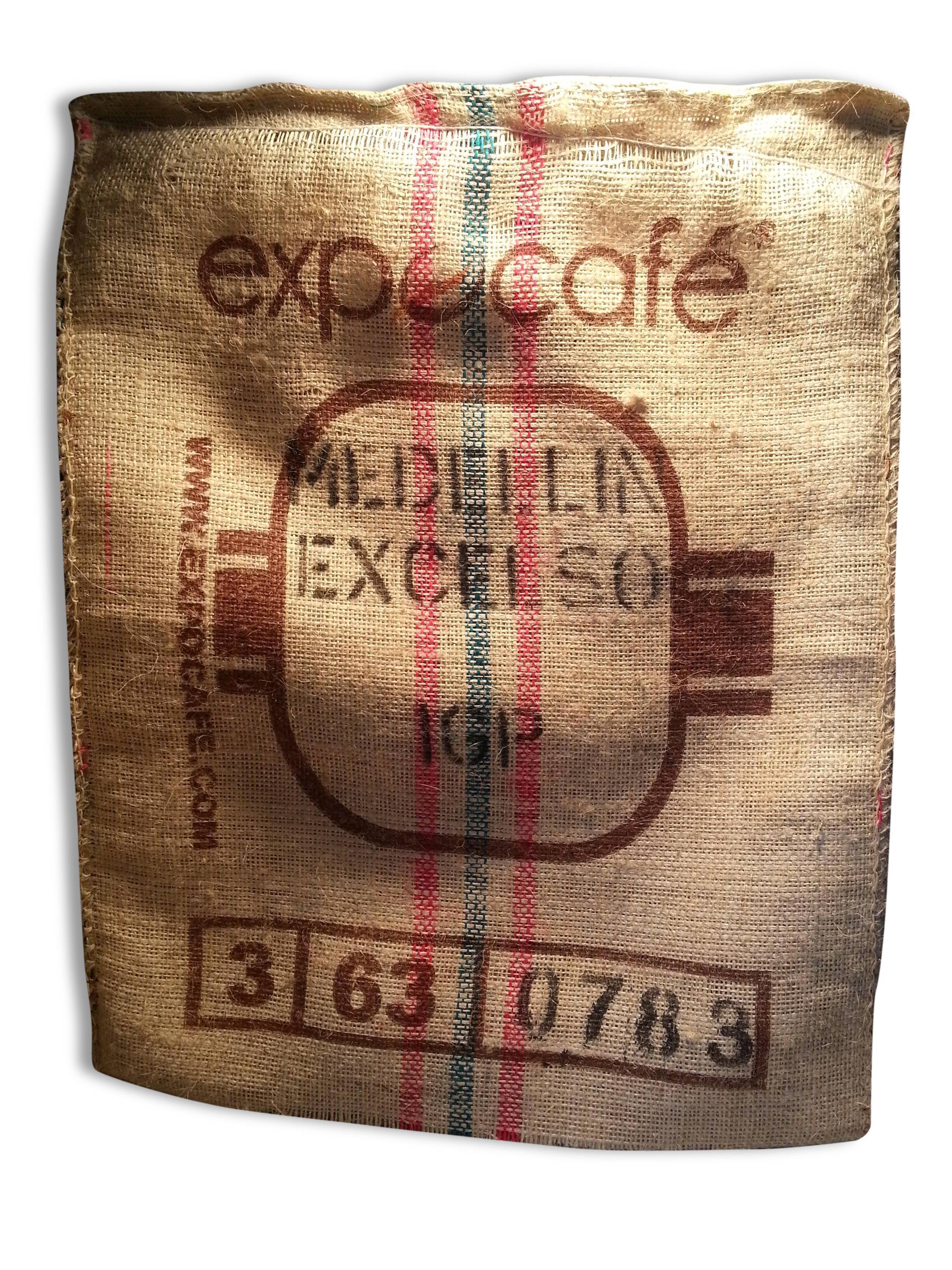 Lot de 3 Sacs à café en toile de jute