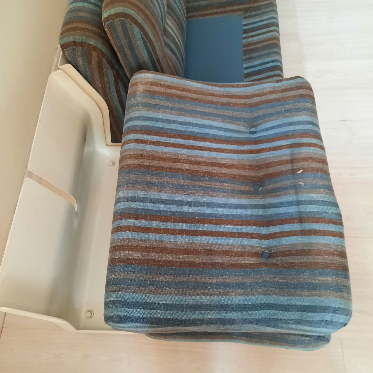 Three vintage armchairs, model Amanta Design Mario Bellini for C & B.