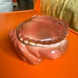 Michel Caugant crab in zoomorphic earthenware