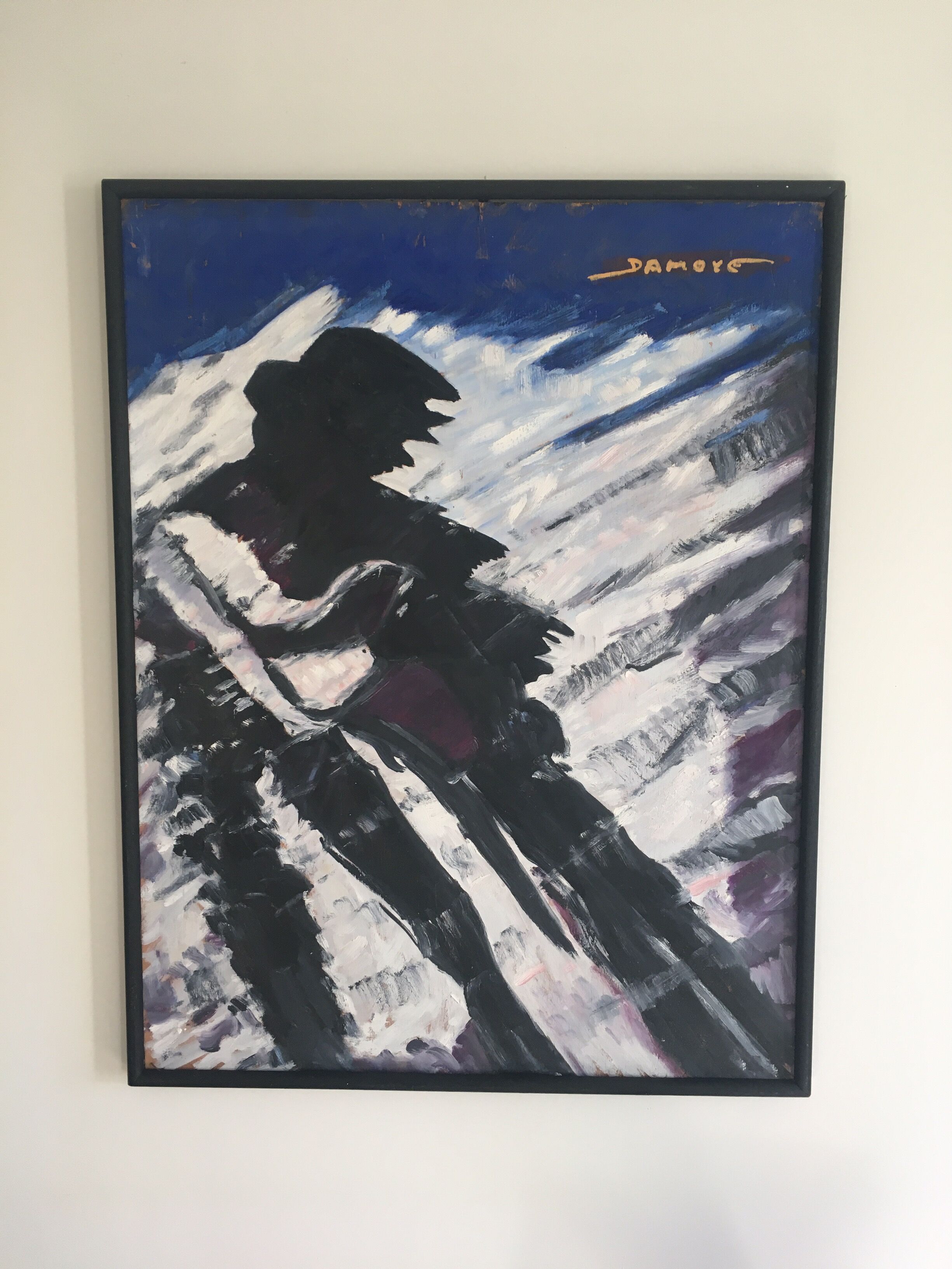 Painting "blue composition" by Damoye