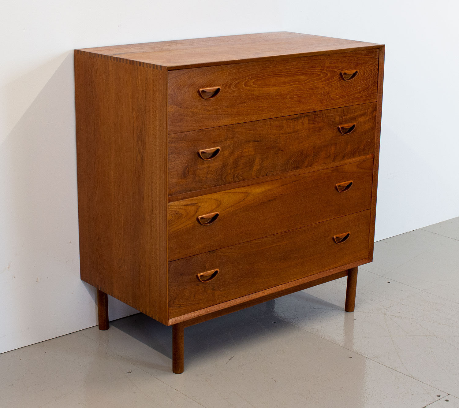 Danish teak vanity chest by Peter Hvidt and Orla Mølgaard-Nielsen for Soborg, 1950s