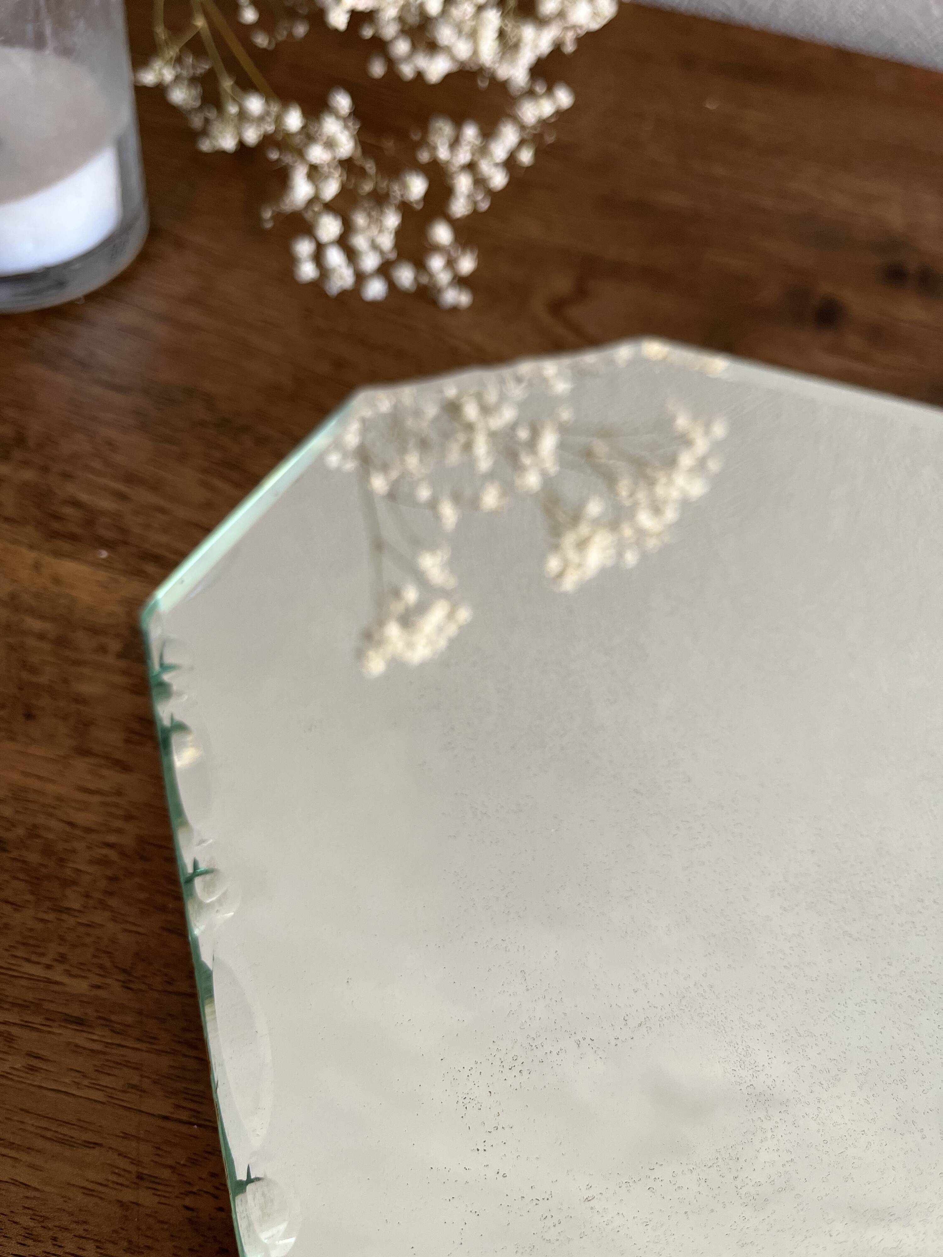 Beveled mirror 33 x 18 cm