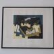 Framed poster 1991 "guitar and clarinet" Juan gris 1920