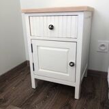 Solid wood bedside table