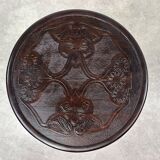 Curved wooden piano chair by Thonet