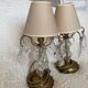 Pair of Gilt Bronze Girandole Lamps with Tassels