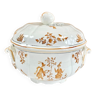 Old Longchamp vegetable tureen, Moustiers Olérys decor