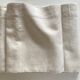 Drap de réserve en fil de lin brut non brodé