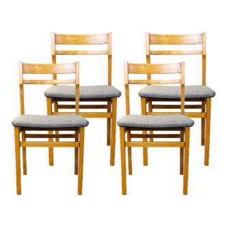 Upholstered Mid Century Chairs, Spain, Set of 4