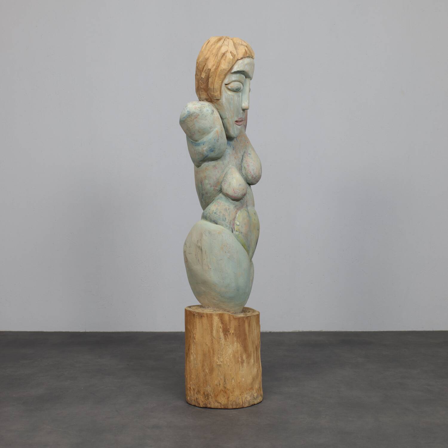 Carved wood sculpture by Tom de Munk-Kerkmeer, Australia, 1990s