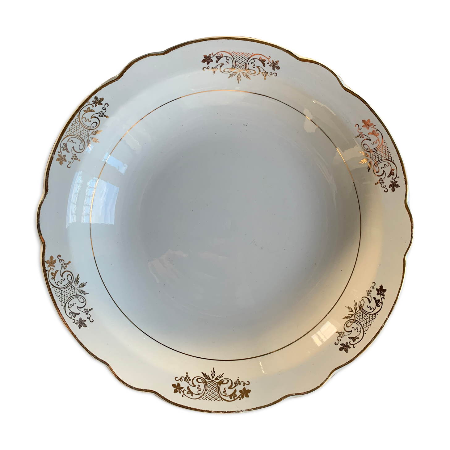 Hollow dish Lunéville Badonviller