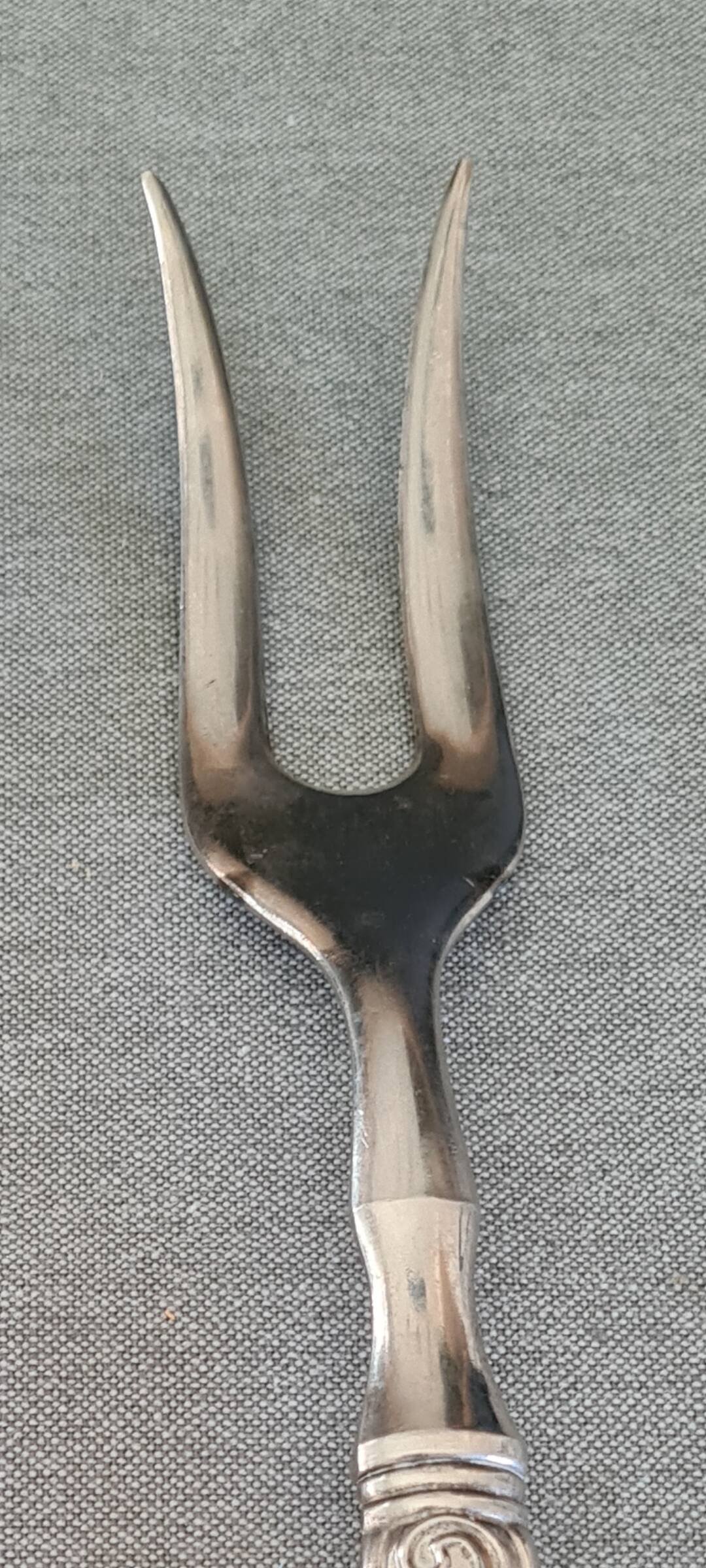 Silver metal serving cutlery 800