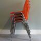 4 chaises empilables 1970
