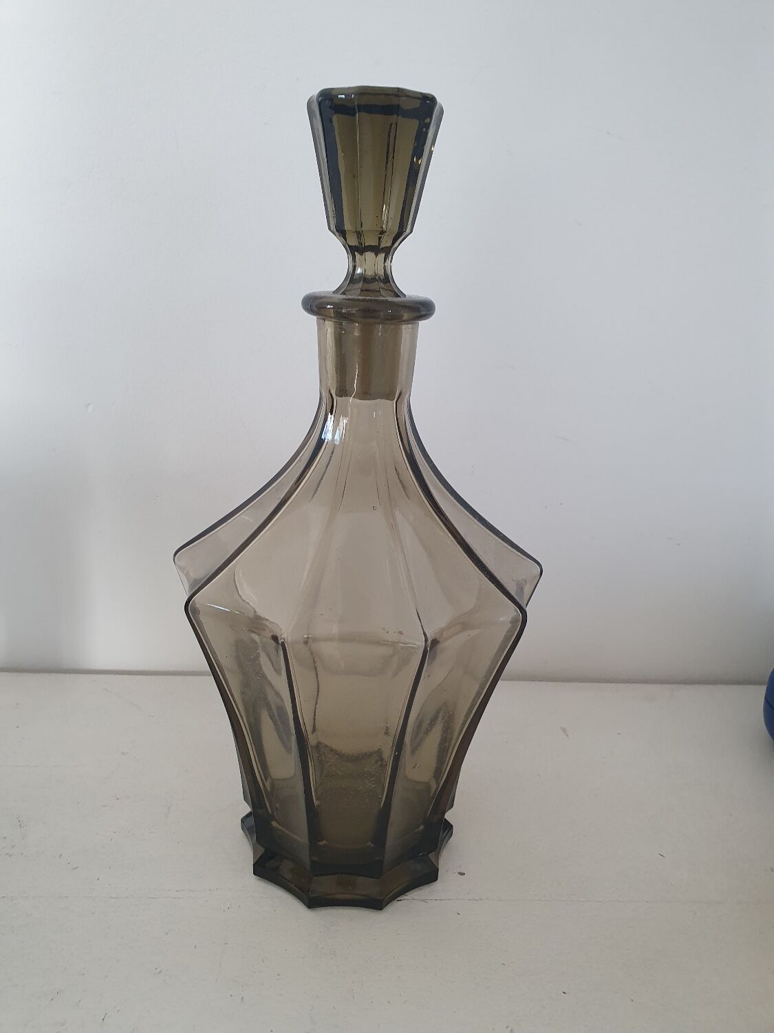 Smoked glass carafe