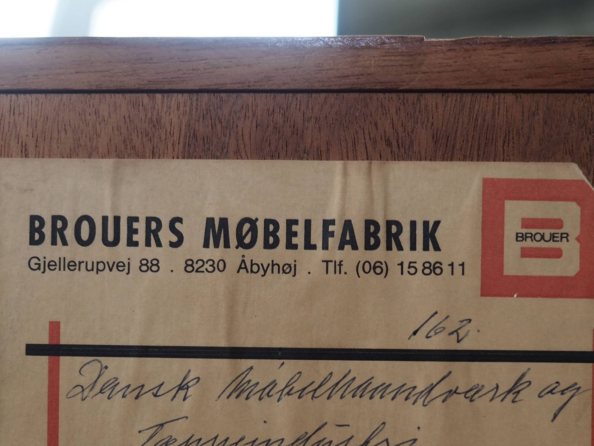 Rosewood bookcase, Danish design, 1960s, manufacturer: Brouers Møbelfabric