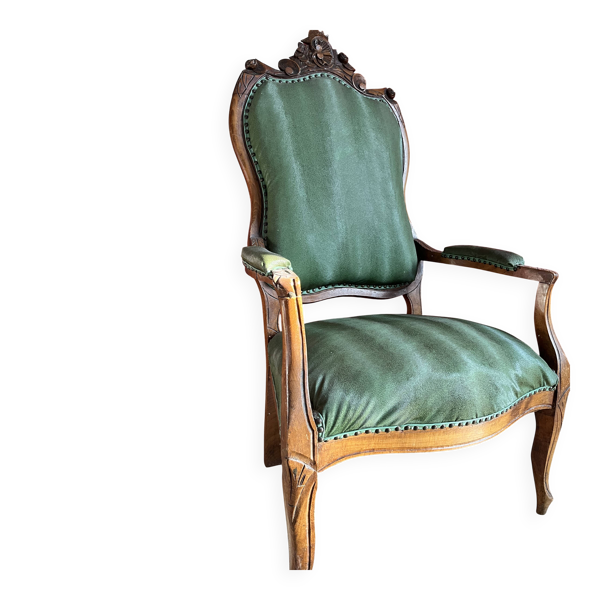 Bergère fauteuil de style Louis XV revival. Idéal pour les décorateurs/revendeurs.