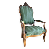 Louis XV revival bergère armchair. Ideal for decorators/resellers.