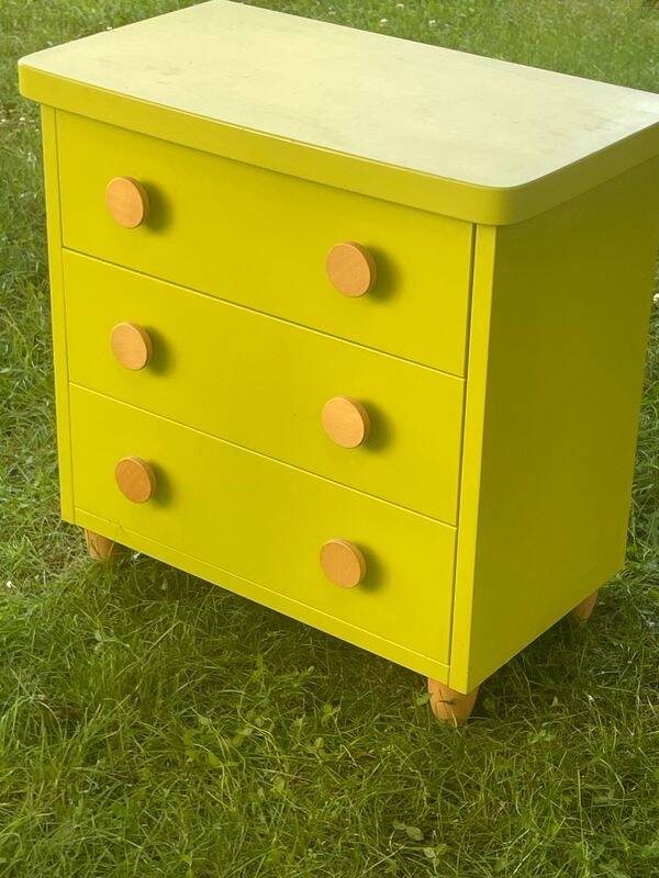 Vintage Vert Baudet Chest of Drawers