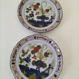 Rare duo d’assiettes italiennes en faïence – CACF Faenza