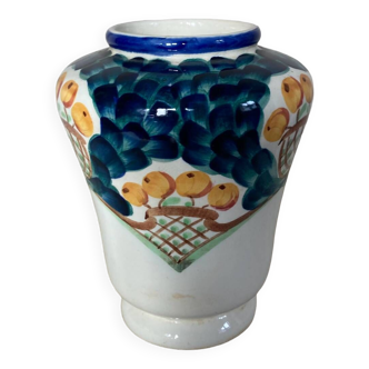 Scandinavian ceramic vase marked Copenhagen Denmark 20th century