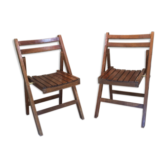 Wood folding child  chair