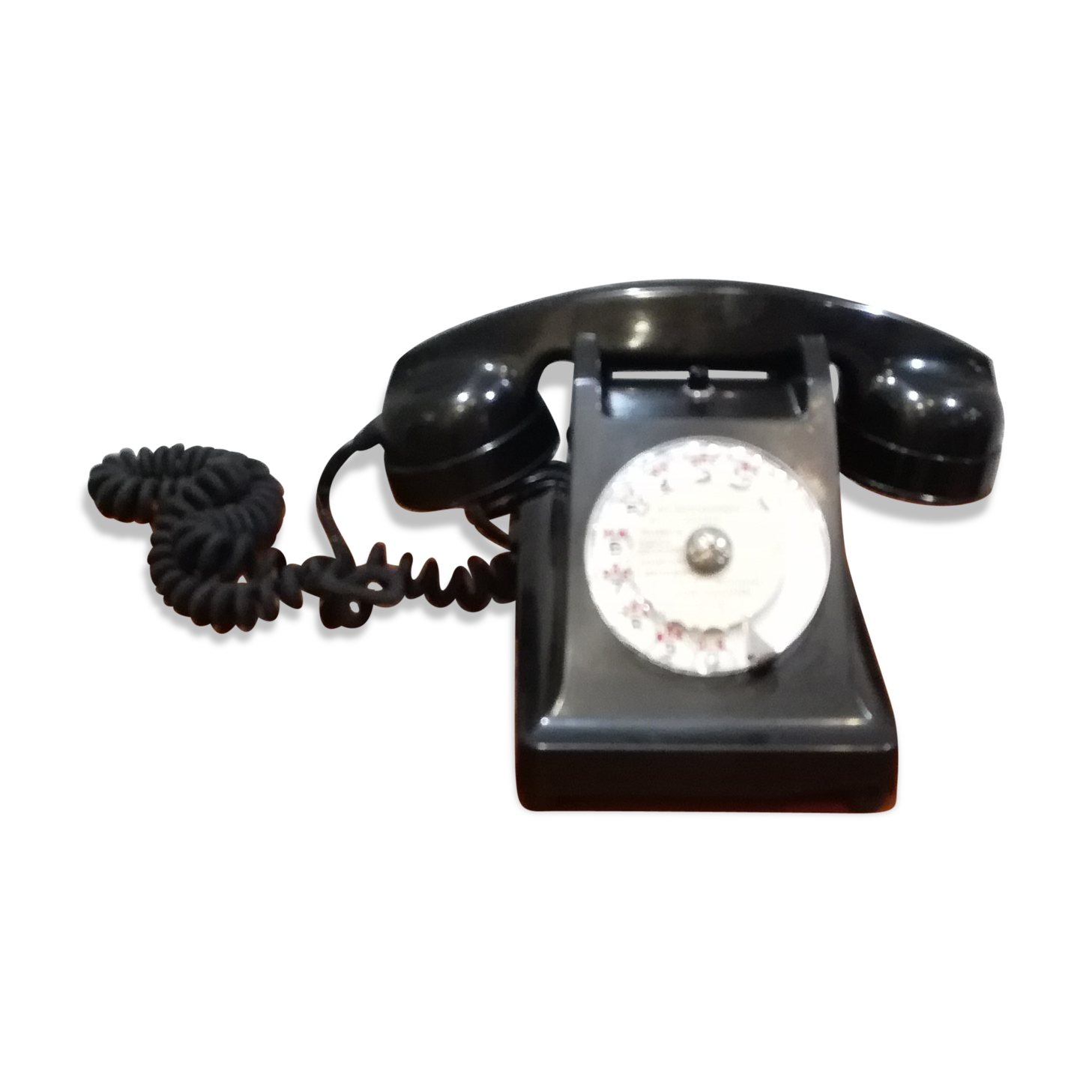 Telephone black bakelite