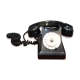 Telephone black bakelite