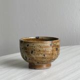 6 petites coupelles en grès pyrite artisanale.