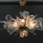 Extraordinary Art and Design Chandelier by Rene Roubicek, 1960s