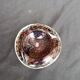 Purple bubble glass ashtray