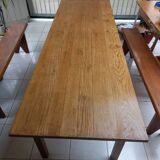 Grande table ferme chêne