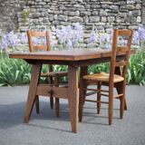 Rene gabriel table, 50s wood table, dining table, kitchen, veranda