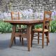 Rene gabriel table, 50s wood table, dining table, kitchen, veranda