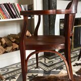 Pair of Bistro armchairs J - J Kohn