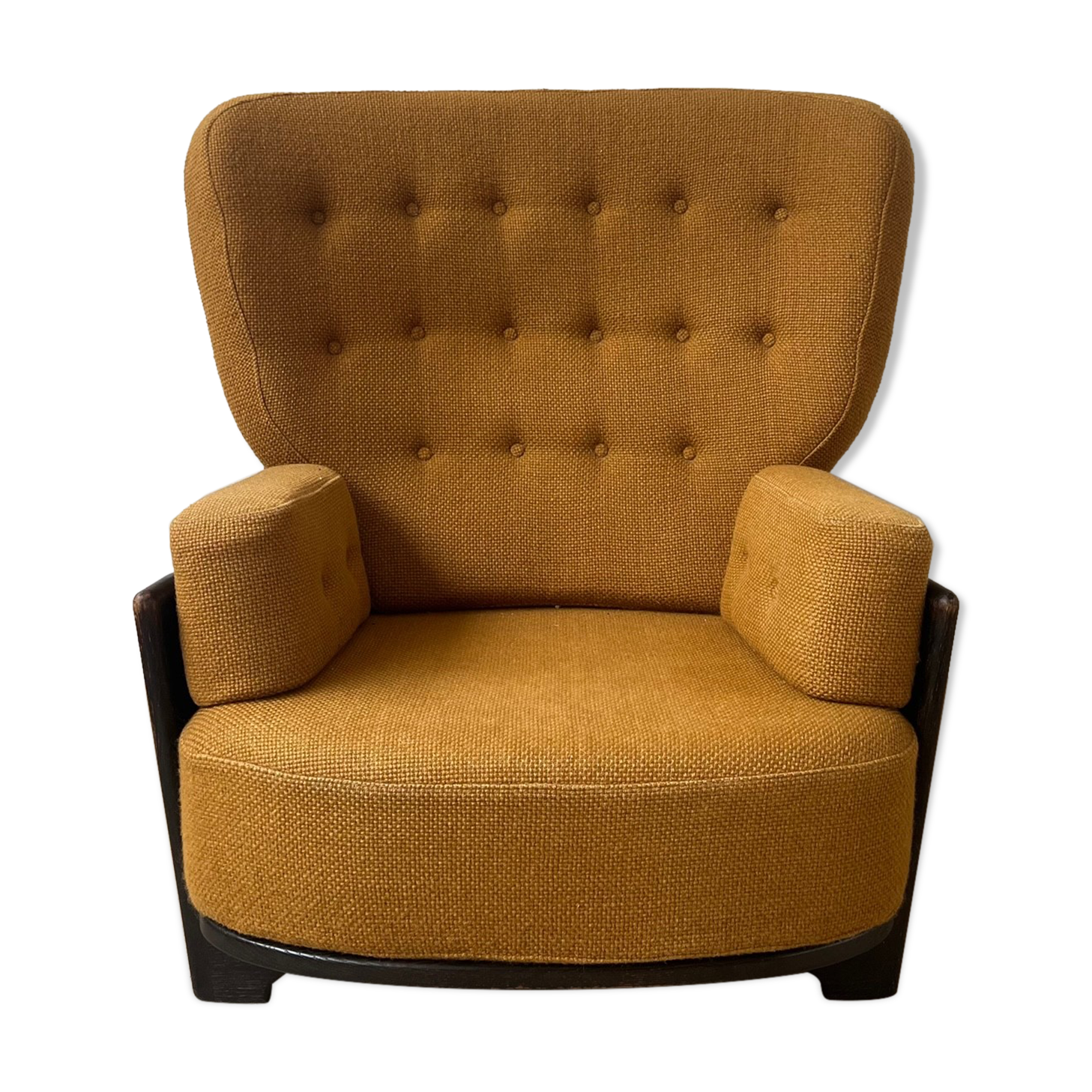 Guillerme et Chambron Oak 'Denis' Armchair