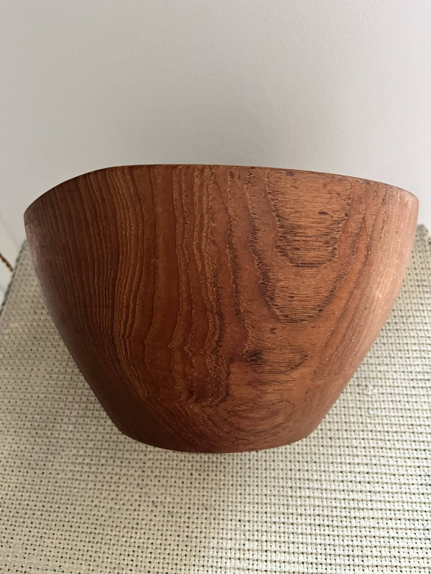 Wooden salad bowl