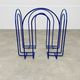 Metal magazine holder blue 80s postmodern vintage memphis