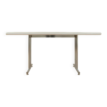Bureau chromé, années 1980